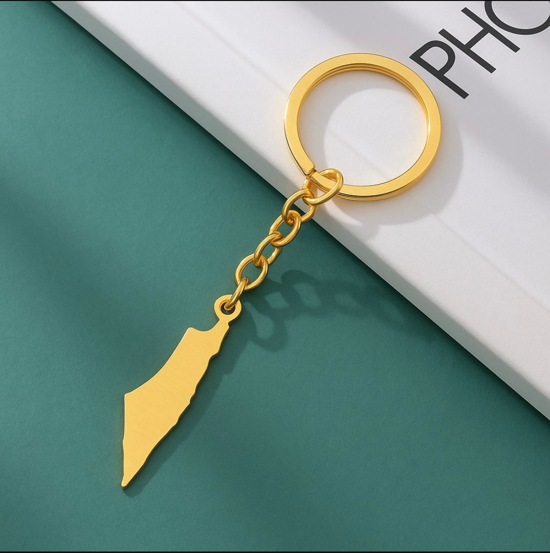 Nyckelring Palestina karta