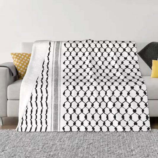 Palestina Kufiya täcke