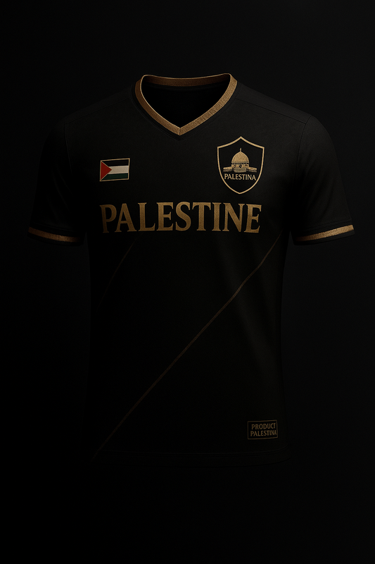 Svart Palestina-tröja ( Al-Aqsa)