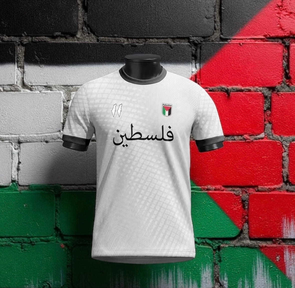 Palestine Match Shirt – White Edition