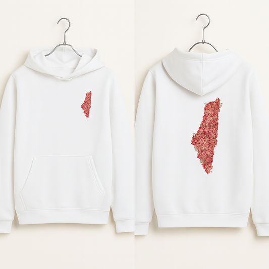 Palestina Hoodie – Blommig Frihet