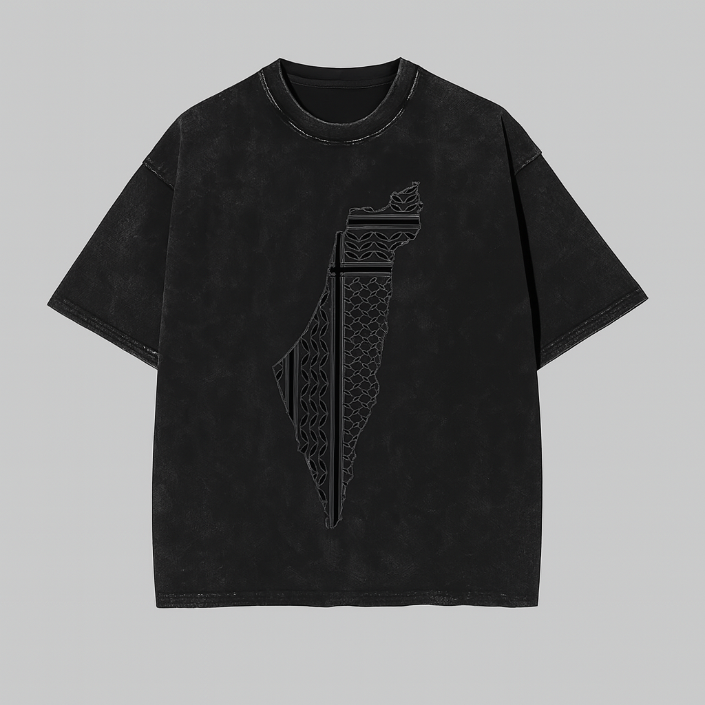 Palestine Heritage T-shirt - Black Edition