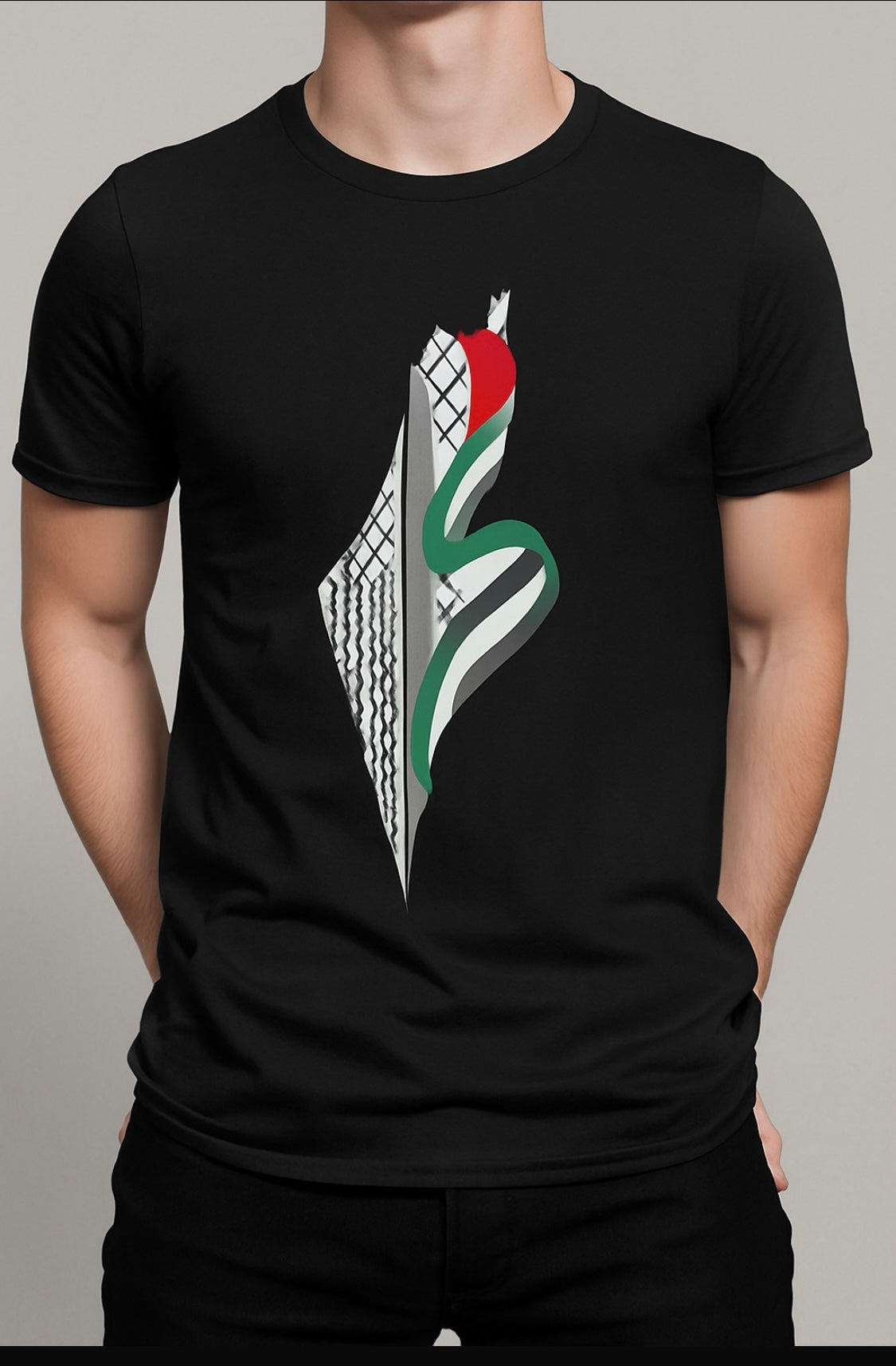 Palestina T-shirt – En stilren hyllning till Palestina