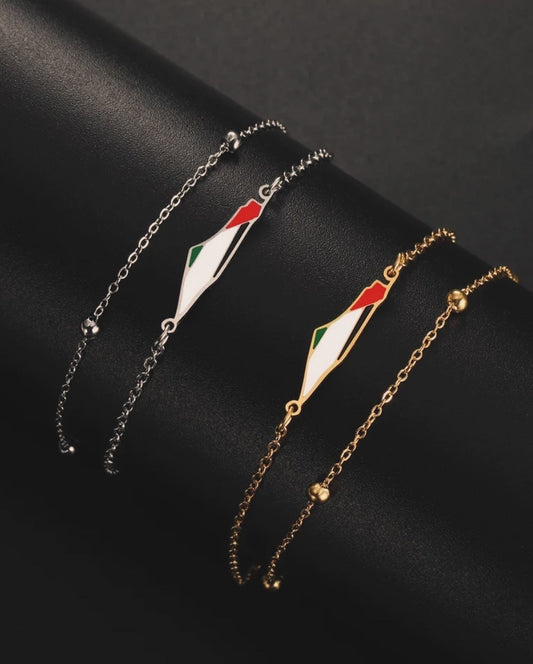 🎁 Exklusivt armband med Palestinas karta (100% off)