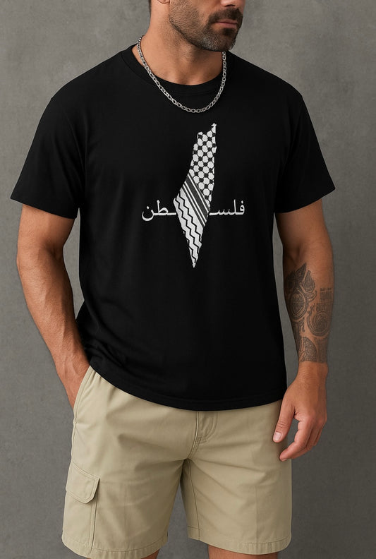 Kufiya karta T-shirt