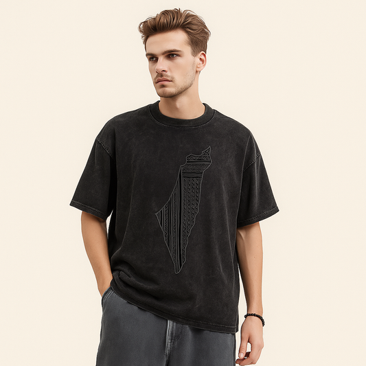 Palestina Heritage T-shirt – Black Edition